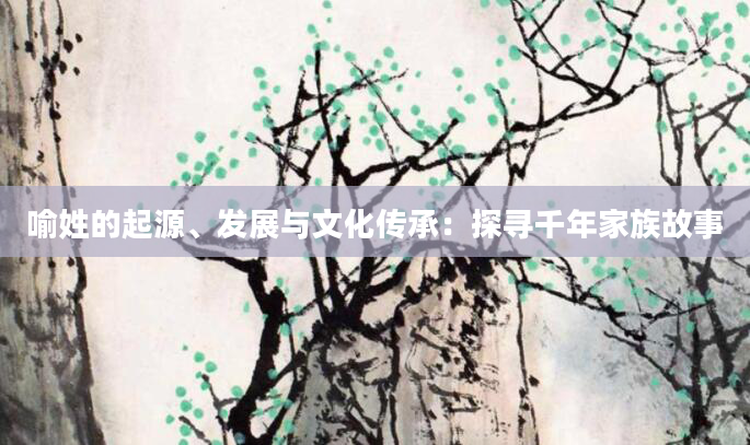 喻姓的起源、发展与文化传承：探寻千年家族故事