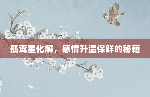 孤鸾星化解，感情升温保鲜的秘籍