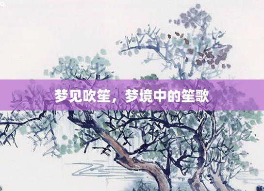梦见吹笙，梦境中的笙歌